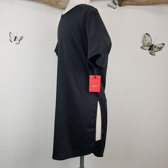 Jaflds black long black tee - Picture 5 of 8